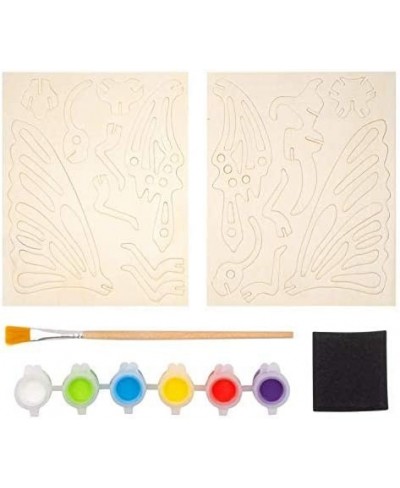 Create + Paint Butterfly 3D Puzzles for Kids Girls and Boys Ages 7 8 9 10 11 12 Year Old. Includes Wooden Model Kit Brush and...