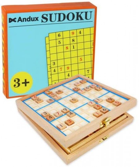 Sudoku Board Box 3-in-1 Wooden Number Place Toy SD-03 (Blue) $48.93 - Sudoku Puzzles