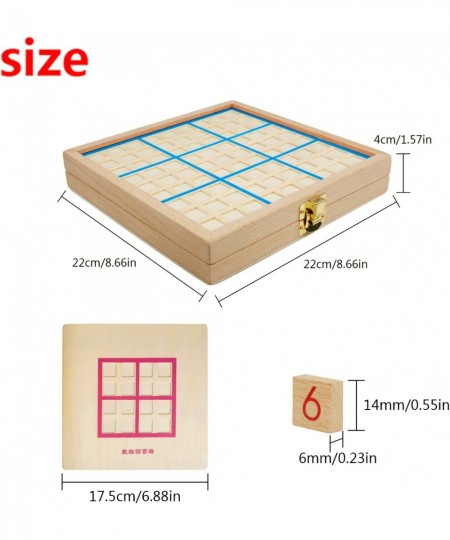 Sudoku Board Box 3-in-1 Wooden Number Place Toy SD-03 (Blue) $48.93 - Sudoku Puzzles