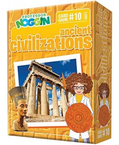 Professor Noggin's Ancient Civilizations Trivia Card Game - an Educational Trivia Based Card Game for Kids - Trivia True or F...