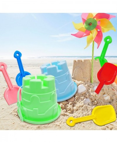 7 Pcs Kids Beach Toys Set 2 Pcs Sand Buckets with 5 Pcs Sand Shovels Colorful Sand Pail Set for Kids Boys and Girls $18.13 - ...