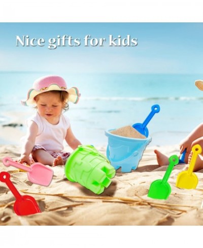 7 Pcs Kids Beach Toys Set 2 Pcs Sand Buckets with 5 Pcs Sand Shovels Colorful Sand Pail Set for Kids Boys and Girls $18.13 - ...