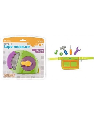 Simple Tape Measure Measures 4 Feet Construction Toy Ages 3+ & New Sprouts Tool Belt Kids Construction Set 5 Pieces Ages 2+ M...