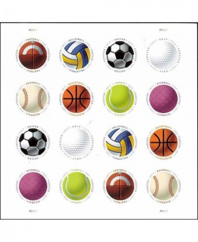 Have a Ball Forever Stamps (1 Sheet of 16 Stamps) $41.33 - Collectible Postage Stamps