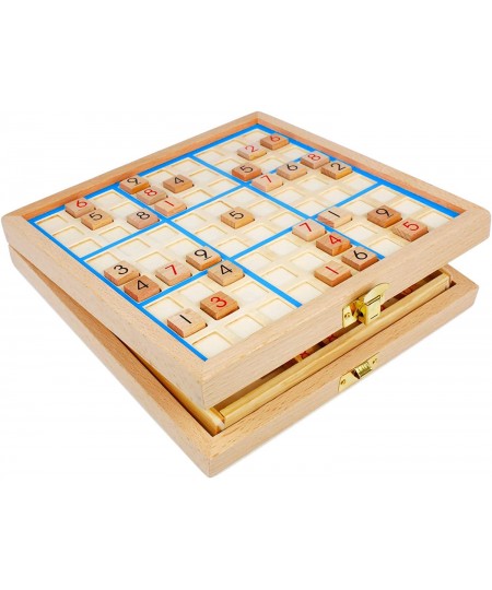 Sudoku Board Box 3-in-1 Wooden Number Place Toy SD-03 (Blue) $48.93 - Sudoku Puzzles