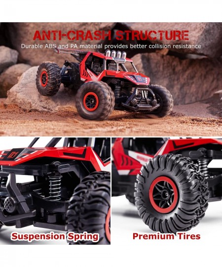 Remote Control Car Toy for Boys Girls 2.4 GHz RC Drift Race Car 1:16 Scale Fast Speedy Crawler Truck 2 Batteries for 50 Mins ...