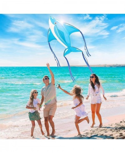 Kite for Kids and Adults Easy to Fly and Assemble with 50 Meters Kite String Large Easy Flyer 51"x45" with 8 Long Tails Begin...