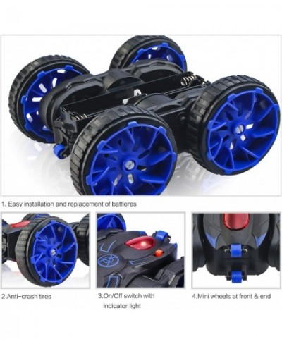 Remote Control Car RC Cars All Terrain Off Road 4WD Double Sided Running RC Stunt Car 360° Rotation & Flips RC Crawler Birthd...