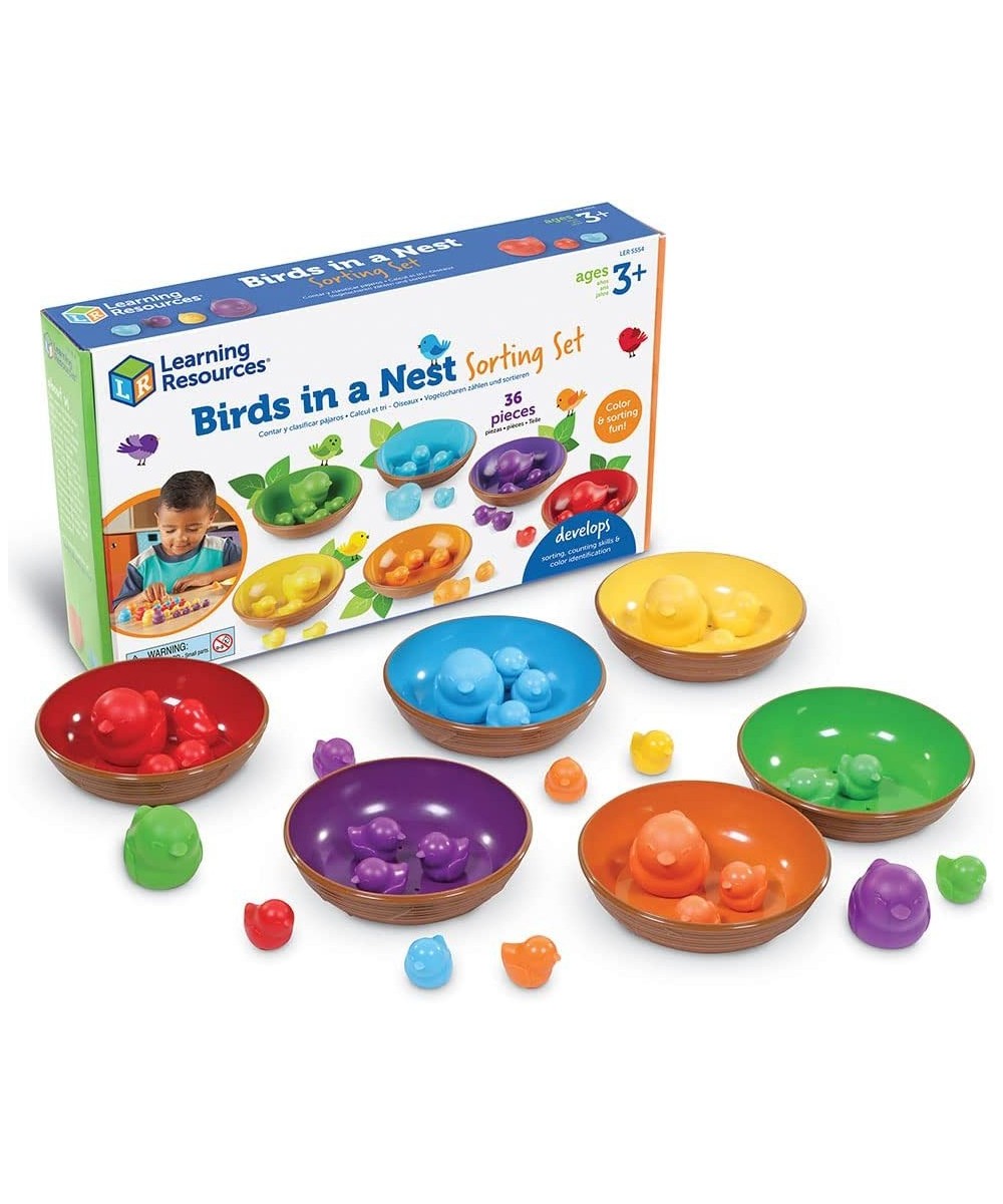 Birds in a Nest Sorting Set Fine Motor Set Color Sorting Set for Toddlers 36 Pieces Ages 3+ $31.92 - Early Development & Acti...