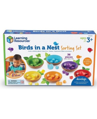 Birds in a Nest Sorting Set Fine Motor Set Color Sorting Set for Toddlers 36 Pieces Ages 3+ $31.92 - Early Development & Acti...