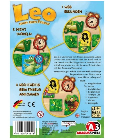 ABA04161 Leo muss Zum Friseur Nominiert Kinderspiel 2016" Game $64.96 - Board Games