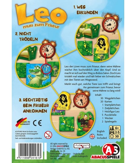 ABA04161 Leo muss Zum Friseur Nominiert Kinderspiel 2016" Game $64.96 - Board Games