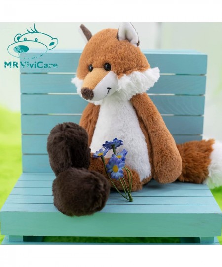 8" Fox Stuffed Animal for Kids and Girls Fox Plush Toys for Kids and Girls Cute Arctic Fox Stuffed Animal Stuffed Fox Plush M...