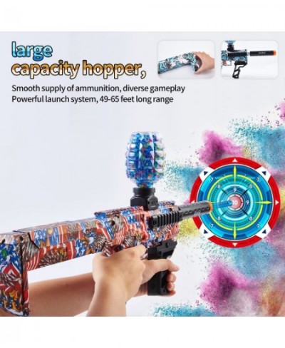 Splatter Ball Gun Automatic Splatterball Gun with Water Beads Ammo Safe Backyard and Outdoor Shooting Game Splat Ball Gun are...