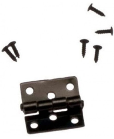 Dollhouse Miniature Butt Hinges in Black with Nails 4 in a pack $19.31 - Dollhouse Accessories