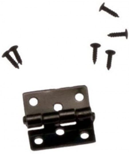 Dollhouse Miniature Butt Hinges in Black with Nails 4 in a pack $19.31 - Dollhouse Accessories