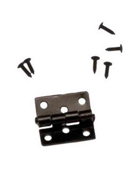 Dollhouse Miniature Butt Hinges in Black with Nails 4 in a pack $19.31 - Dollhouse Accessories