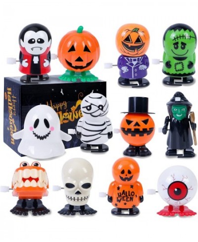 Halloween Wind Up Toys for Kids 12 PCS Halloween Party Favors Assorted Small Funny Jumping and Walking Clockwork Toys for Gif...