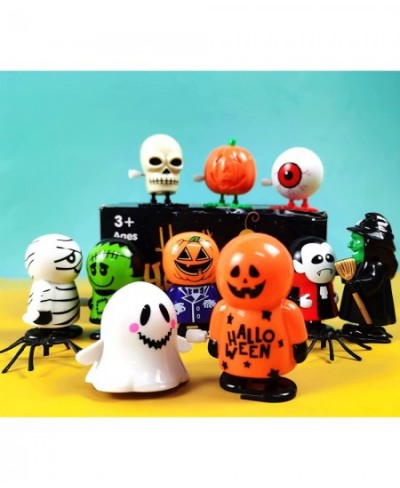 Halloween Wind Up Toys for Kids 12 PCS Halloween Party Favors Assorted Small Funny Jumping and Walking Clockwork Toys for Gif...