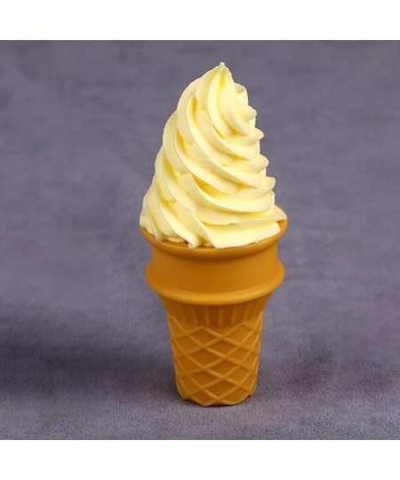 Fake Ice Cream Plastic Ice Cream Model Ice Cream Cone Model Toy Simulation Food Fake Food Decorations Summer Photography Prop...