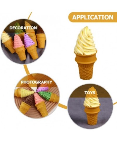 Fake Ice Cream Plastic Ice Cream Model Ice Cream Cone Model Toy Simulation Food Fake Food Decorations Summer Photography Prop...