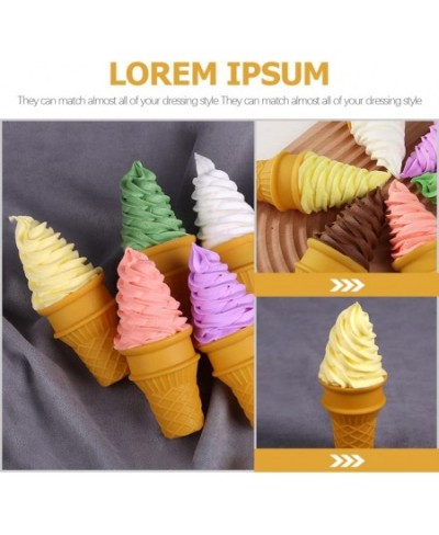 Fake Ice Cream Plastic Ice Cream Model Ice Cream Cone Model Toy Simulation Food Fake Food Decorations Summer Photography Prop...