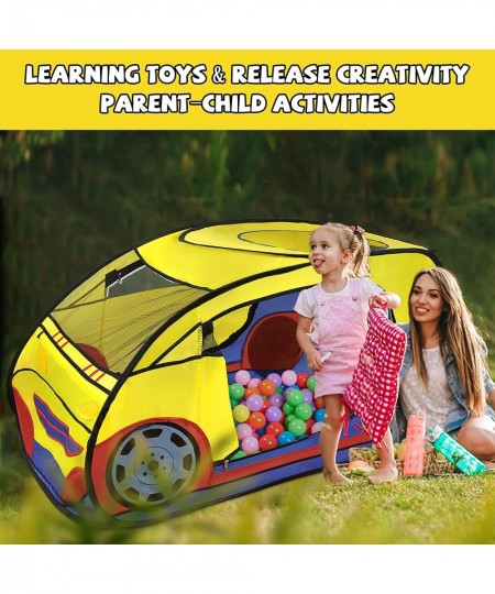 Car Tent for Kids Play Tent Pop Up Pretend Toys for Indoors and Outdoors Fun Foldable Playhouses with Carrying Case as a Best...