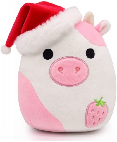 8 Inch Strawberry Cow Plush - Cute Christmas Cow Stuffed Animals Pillow Toy - Kawaii Christmas Cow Plush - Cow Pillow Plush f...