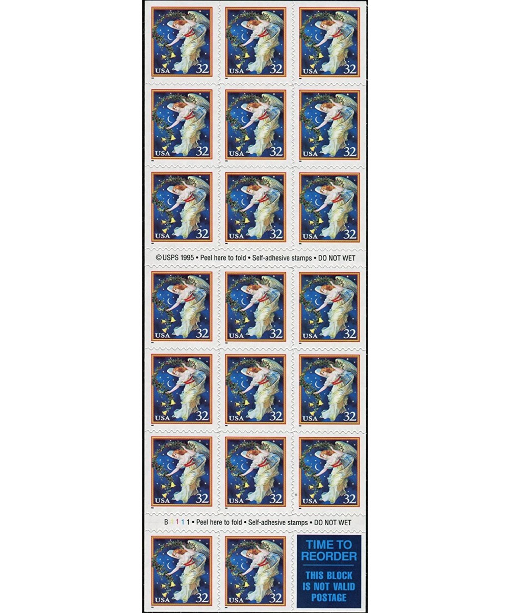 Midnight Angel Full Pane of 20 X 32 Cent Stamps Scott 3012a $20.27 - Collectibles Display & Storage