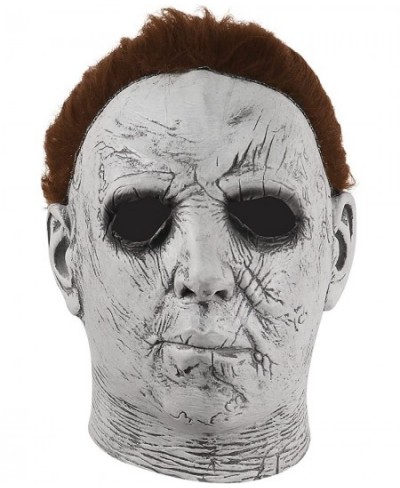 Michael Myers Mask Horror Movie Costume Party Halloween Head Mask White $17.75 - Kids' Dress-Up Accessories