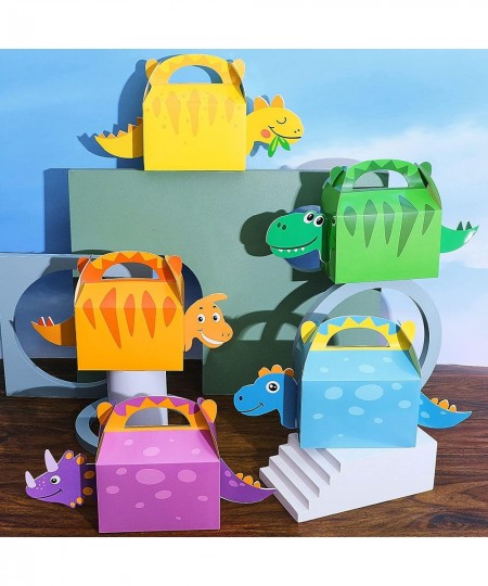 12 Pieces Dinosaur Party Favor Box Dino Jurassic Party Candy Box Dinosaur Party Loot Treat Box Dino Candy Paper Box for Table...