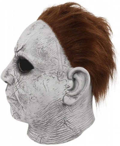 Michael Myers Mask Horror Movie Costume Party Halloween Head Mask White $17.75 - Kids' Dress-Up Accessories