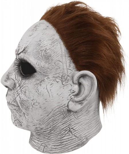 Michael Myers Mask Horror Movie Costume Party Halloween Head Mask White $17.75 - Kids' Dress-Up Accessories