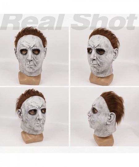 Michael Myers Mask Horror Movie Costume Party Halloween Head Mask White $17.75 - Kids' Dress-Up Accessories