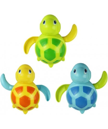 3pcs Bath Swimming Turtle Toy for Baby Toddler Wind Up Chain Bathing Water Toy Swimming Bathtub Pool Cute Swimming Turtle Toy...