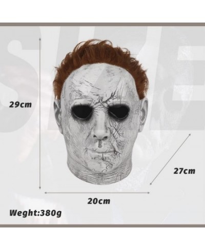 Michael Myers Mask Horror Movie Costume Party Halloween Head Mask White $17.75 - Kids' Dress-Up Accessories