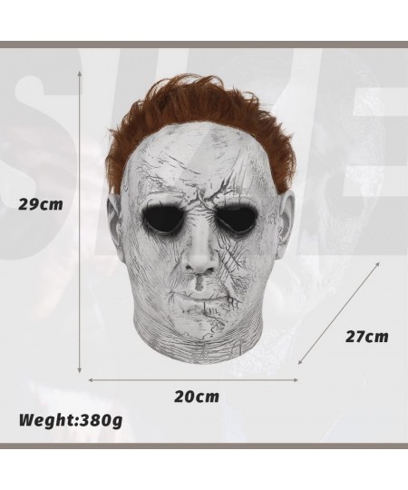 Michael Myers Mask Horror Movie Costume Party Halloween Head Mask White $17.75 - Kids' Dress-Up Accessories