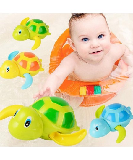 3pcs Bath Swimming Turtle Toy for Baby Toddler Wind Up Chain Bathing Water Toy Swimming Bathtub Pool Cute Swimming Turtle Toy...