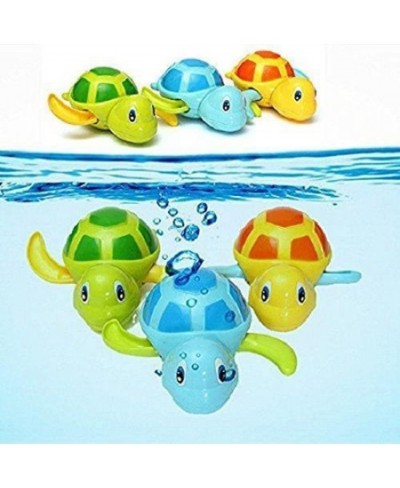 3pcs Bath Swimming Turtle Toy for Baby Toddler Wind Up Chain Bathing Water Toy Swimming Bathtub Pool Cute Swimming Turtle Toy...