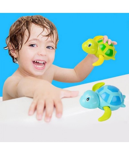 3pcs Bath Swimming Turtle Toy for Baby Toddler Wind Up Chain Bathing Water Toy Swimming Bathtub Pool Cute Swimming Turtle Toy...