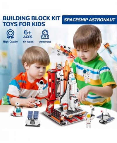 Space Exploration Shuttle Toys City Aerospace Building Sets Toys for 6 7 8 9 10 11 12 Years Old Boys Kids STEM Spaceship Rock...