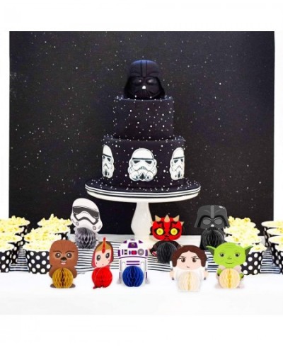 8Pcs Space Wars Honeycomb Centerpieces Planet War Party Table Decorations Universe Birthday Party Supplies Video Games Themed...