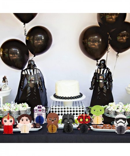 8Pcs Space Wars Honeycomb Centerpieces Planet War Party Table Decorations Universe Birthday Party Supplies Video Games Themed...