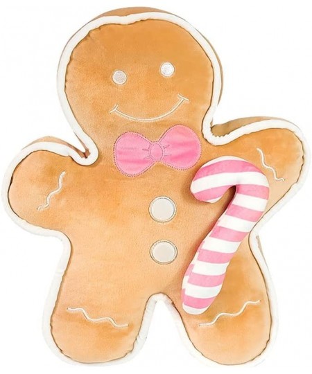 Gingerbread Man Pillow Doll Cookie Man Plush Stuffed Toy Gingerbread Man 17 Inch $19.39 - Kids' Plush Toy Pillows