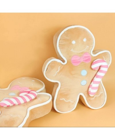 Gingerbread Man Pillow Doll Cookie Man Plush Stuffed Toy Gingerbread Man 17 Inch $19.39 - Kids' Plush Toy Pillows