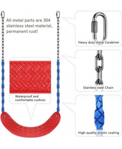 Heavy Duty Swing Seat Anti-Rust Chain and Wear Resistant Seat - Children's and Adult Playground Swing Accessories 800LB $51.3...