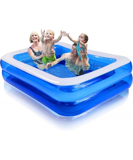 Large Inflatable Swimming Pool for Kids Adults Family Water Toys Fishing Pond Play Center Ball Pit Summer Water Game Play Cen...