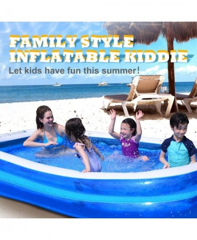 Large Inflatable Swimming Pool for Kids Adults Family Water Toys Fishing Pond Play Center Ball Pit Summer Water Game Play Cen...