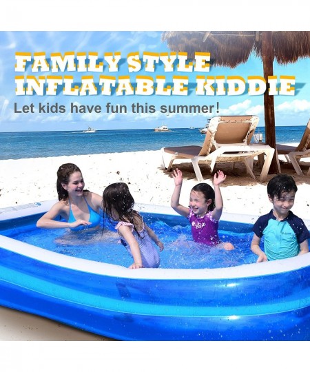 Large Inflatable Swimming Pool for Kids Adults Family Water Toys Fishing Pond Play Center Ball Pit Summer Water Game Play Cen...