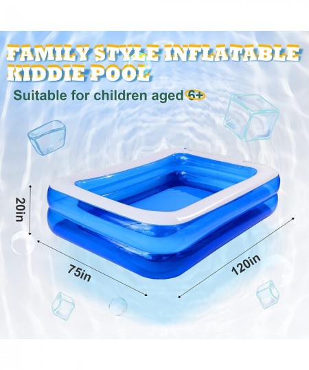 Large Inflatable Swimming Pool for Kids Adults Family Water Toys Fishing Pond Play Center Ball Pit Summer Water Game Play Cen...